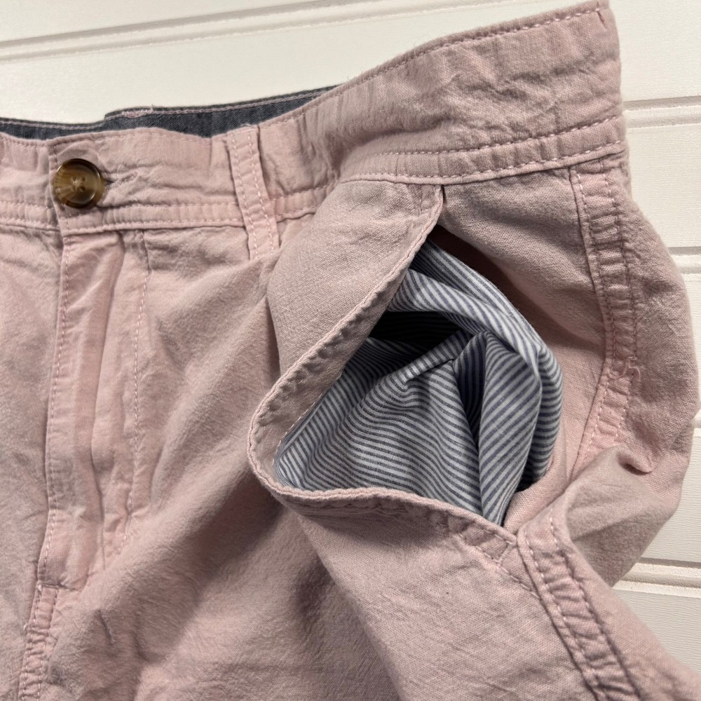 14th & Union Slim Fit Chino Shorts Mens 33 Light Pink Dusty Rose Blush - Picture 8 of 15